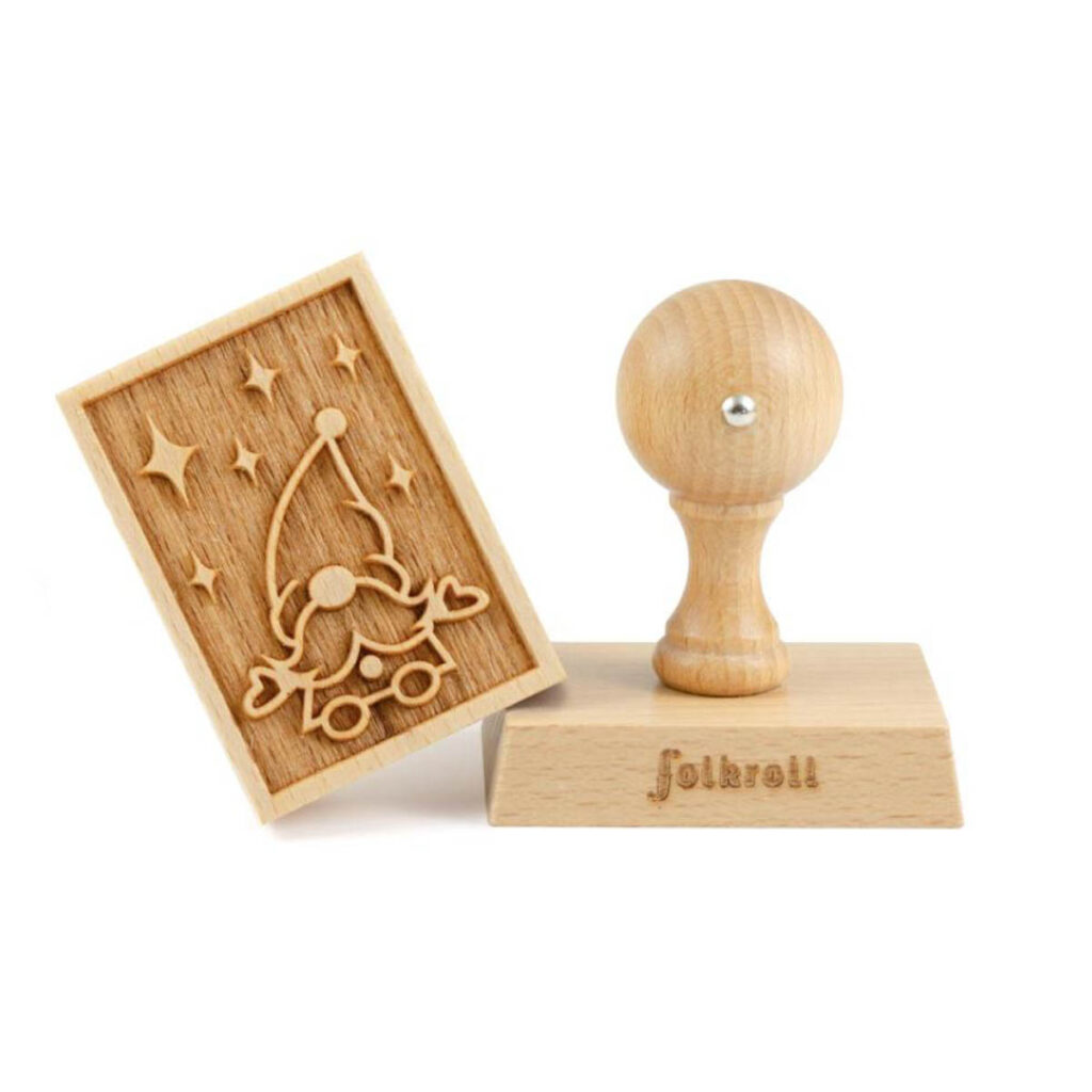 Folkroll Keksstempel Wichtel 70x50mm