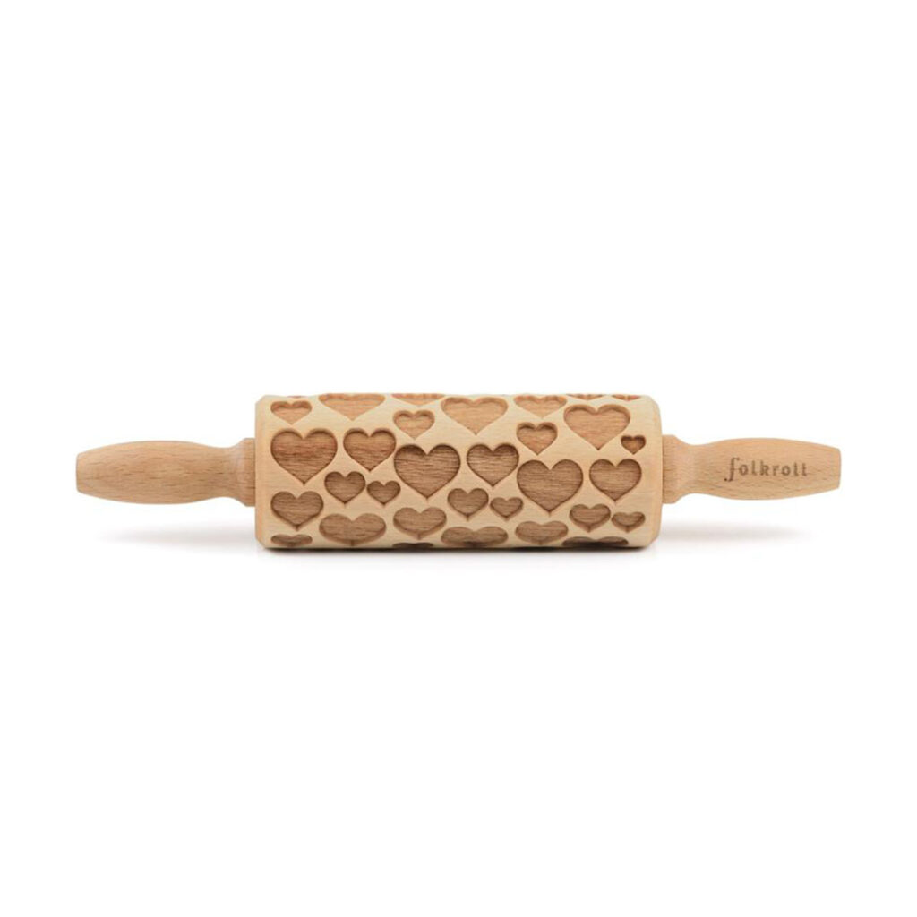 Folkroll Motiv-Teigrolle Herzen Junior (1)