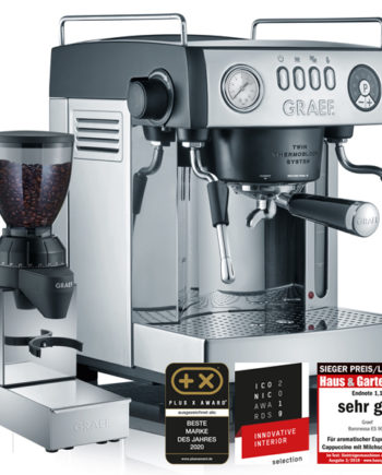 Graef SET Siebträger-Espressomaschine Baronessa ES 902 + Kaffeemühle CM 850