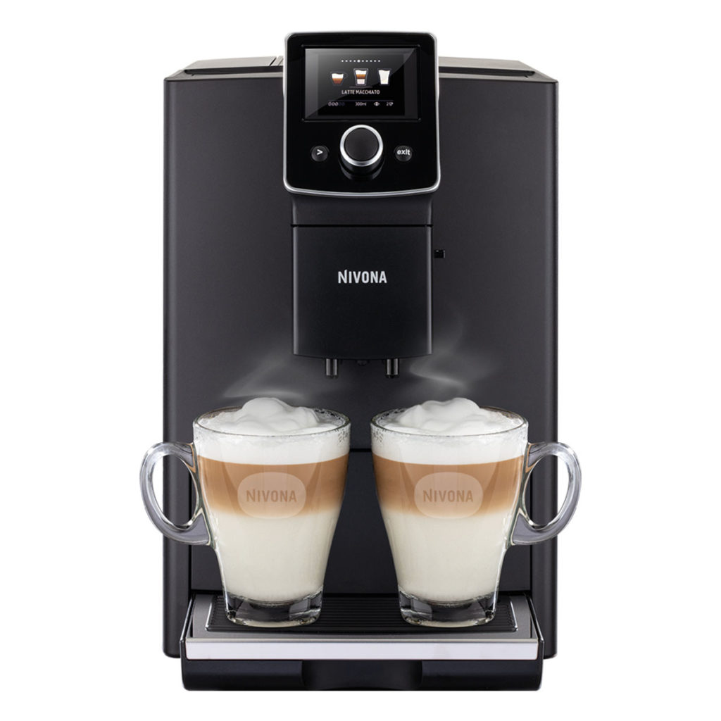 NIVONA NICR 820 Vollautomat CafeRomatica MattschwarzChrom (2)