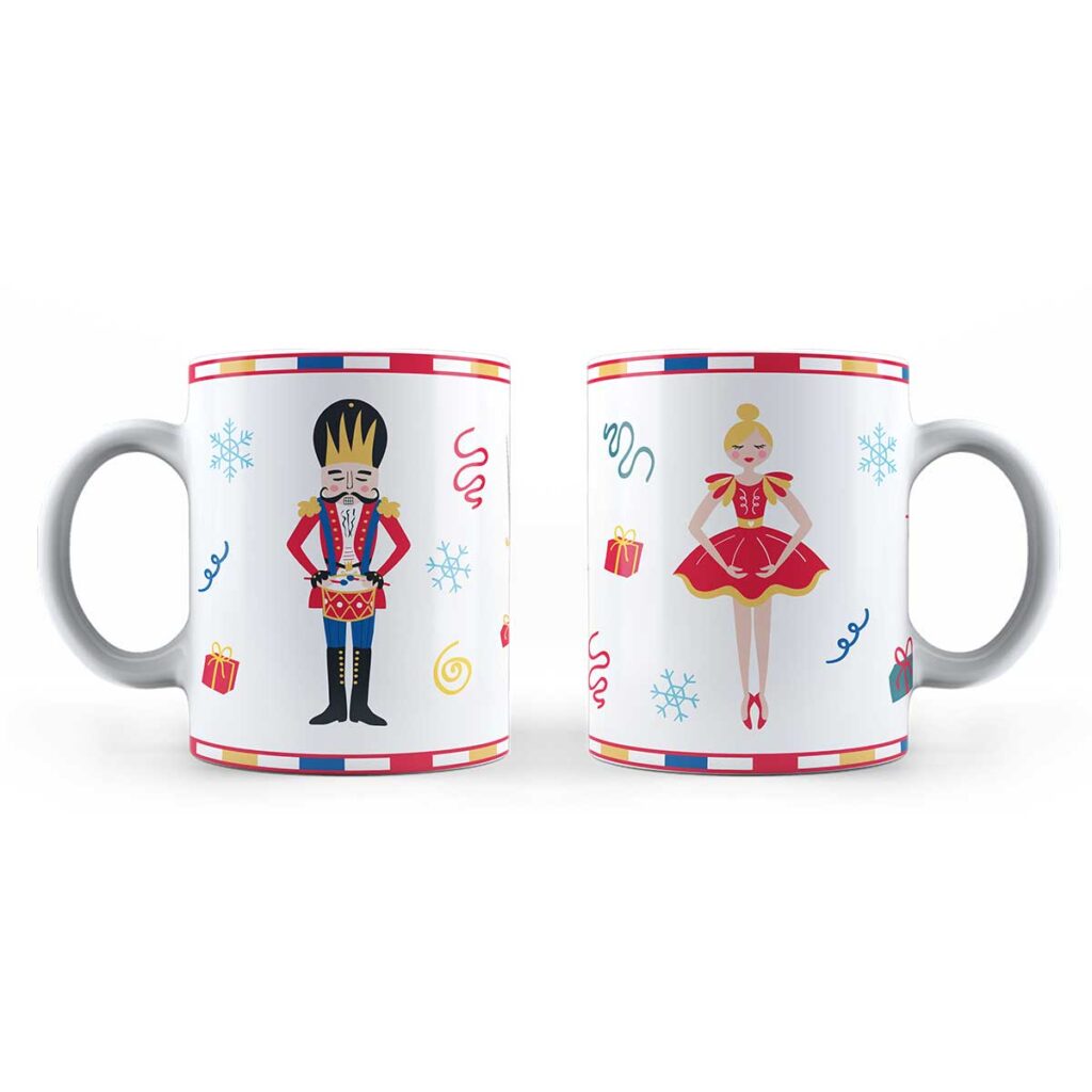 Nussknacker Set 2 Kaffeebecher Porzellan (1)